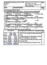 Đề kiểm tra giữa học kì I Sinh học lớp 9 - Mã đề 9II - Năm học 2016-2017 - Trường THCS Tân Tiến